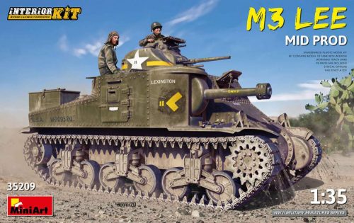 Miniart 1:35 M3 Lee Mid Prod. Interior Kit harcjármű makett