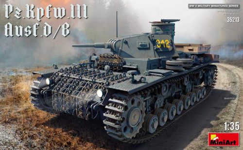 Miniart 1:35 Pz.Kpfw.III Ausf. D/B harcjármű makett