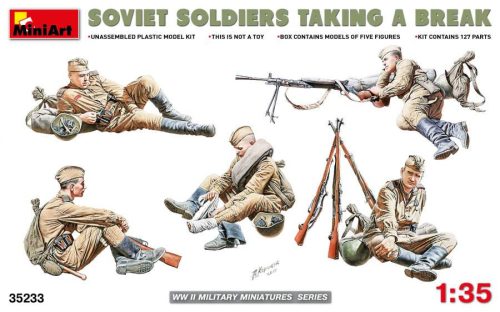 Miniart 1:35 Soviet Soldiers Taking a Break