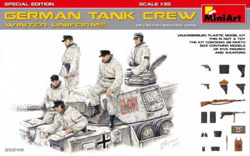 Miniart 1:35 German Tank Crew (Winter Uniforms). Special Edition