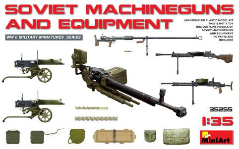 Miniart 1:35 Soviet Machineguns & Equipment
