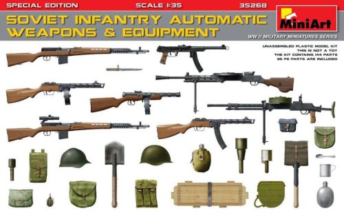 Miniart 1:35 Soviet Infantry Weapons & Equipment (PE)