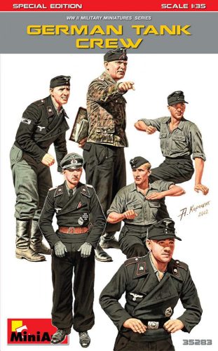 Miniart 1:35 German Tank Crew. Special Edition figura makett