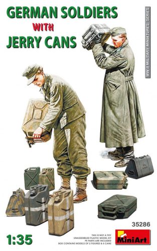 Miniart 1:35 German Soldiers w/Jerry Cans