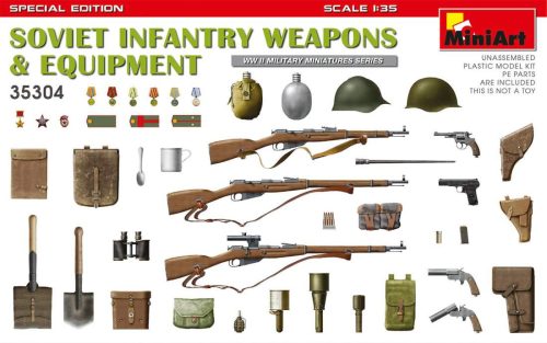 Miniart 1:35 Soviet Infantry Weapons and Equipment. Special Edition