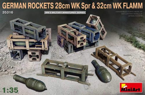 Miniart 1:35 German Rockets 28cm WK Spr & 32cm WK Flamm