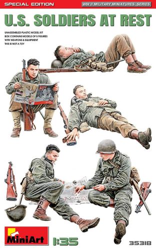 Miniart 1:35 U.S. Soldiers at Rest. Special Edition