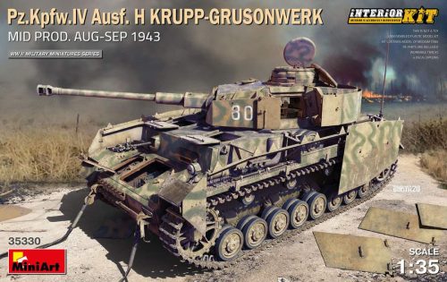 Miniart 1:35 Pz.Kpfw.IV Ausf. H Krupp-Grusonwerk. Mid Prod. (Aug-Sep 1943) Interior Kit