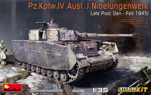 Miniart 1:35 Pz.Kpfw.IV Ausf. J Nibelungenwerk Late Prod. (Jan - Feb 1945) Interior Kit