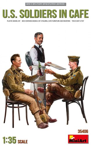 Miniart MT35406 1:35 U.S. Soldiers in Cafe