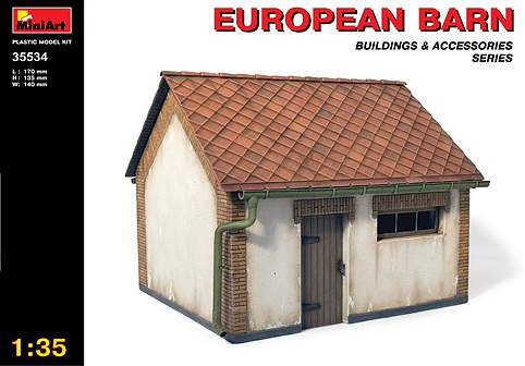 Miniart 1:35 - European Barn (complete building)