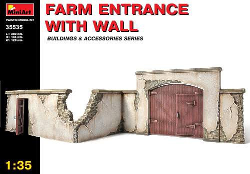 Miniart 1:35 - Farm Entrance with Wall