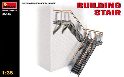 Miniart 1:35 Building Stairs (épület külső lépcső)