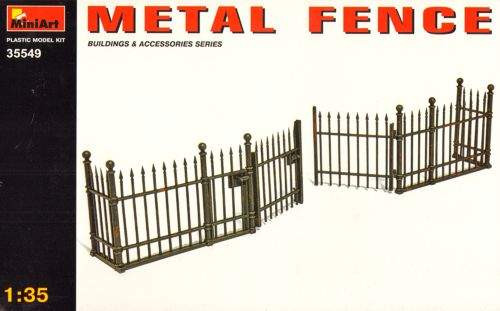 Miniart 1:35 Metal Fence - fém kerítés