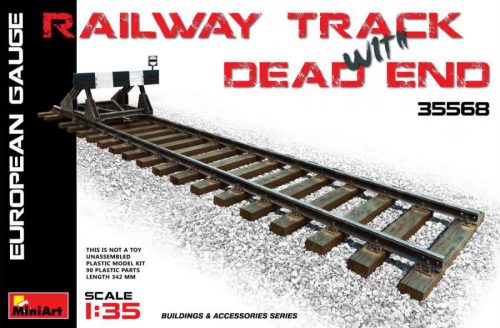 Miniart 1:35 Railway Track & Dead End (European Gauge)