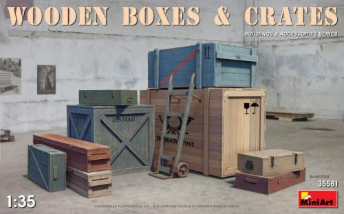 Miniart 1:35 Wooden Boxes & Crates