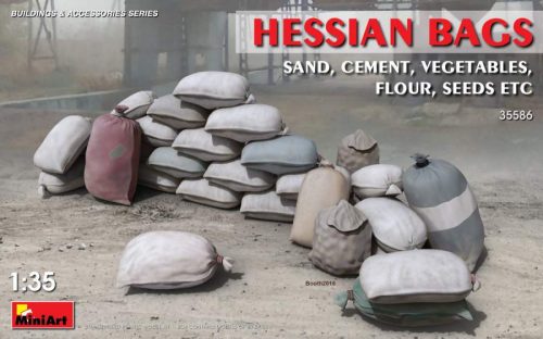 Miniart 1:35 Hessian Bags (sand, cement, vegetables, flour, seeds etc)