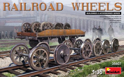 Miniart 1:35 Railroad Wheels