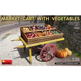 Miniart 1:35 Market Cart with Vegetables