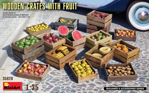 Miniart 1:35 Wooden Crates with Fruit