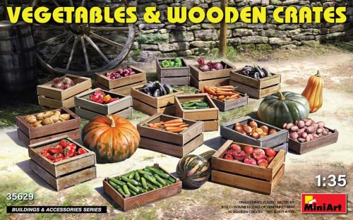 Miniart 1:35 Vegetables & Wooden Crates