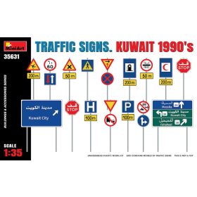 Miniart 1:35 Traffic Signs. Kuwait 1990's