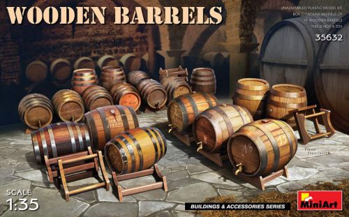 Miniart 1:35 Wooden Barrels
