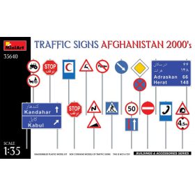 Miniart 1:35 Traffic Signs. Afghanistan 2000's