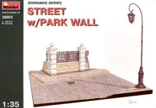 Miniart 1:35 - Street with Park Wall