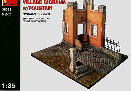 Miniart 1:35 - Village Diorama with Fountain