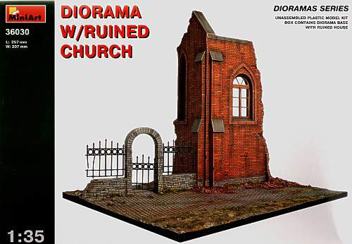 Miniart 1:35 - Diorama with ruined Church