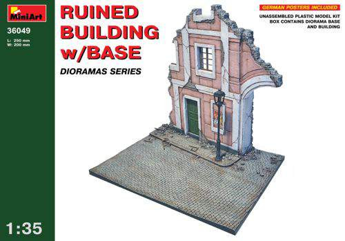 Miniart 1:35 Ruined Building with Base
