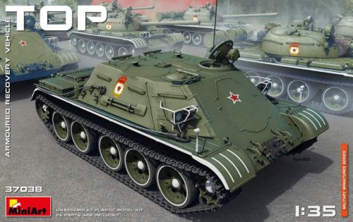 Miniart 1:35 TOP Armoured Recovery Vehicle harcjármű makett