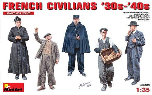 Miniart 1:35 French Civilians 1930s-40s