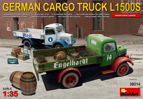 Miniart 1:35 German Cargo Truck L1500S Type