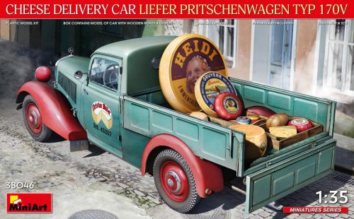 Miniart 1:35 Cheese Delivery Car Liefer Pritschenwagen Typ 170V