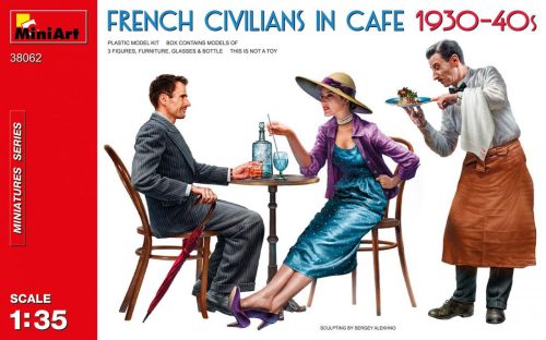 Miniart MT38062 1:35 French Civilians in Cafe 1930-40s