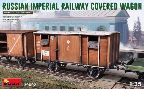 Miniart 1:35 Russian imperial railway covered wagon