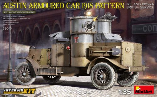 Miniart 1:35 Austin Armoured Car 1918 Pattern. Ireland 1919-21. British Service. Interior Kit
