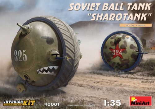 Miniart 1:35 Soviet Ball Tank ”Sharotank” Interior Kit harcjármű makett