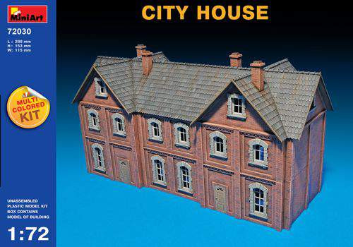 Miniart 1:72 City House (Multi Coloured Kit)