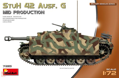 Miniart 1:72 StuH 42 Ausf. G Mid Prod
