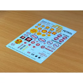 Matho Models 1:35 Oil & Gas Station decals