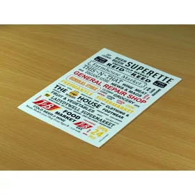 Matho Models 1:35 Shop Front Signs B