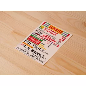 Matho Models 1:35 Shop Front Signs C