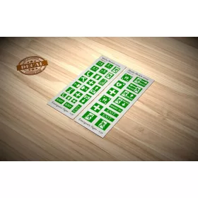 Matho Models 1:35 Emergency Signs