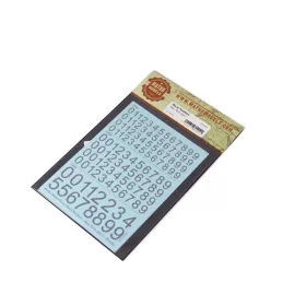 Matho Models Decal Numbers - large, black, type 1