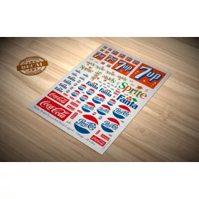Matho Models Soft Drink Logos C - vintage