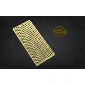   Matho Models PE Brass Strips B: 1,25 - 3 mm (0,10mm thickness)