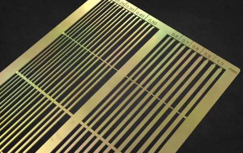Matho Models PE Brass Strips C: 0,2 - 1 mm (0,15mm thickness)